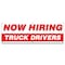 Signmission Now Hiring Truck Drivers Banner Apply Inside Accepting Application Single Sided B-72-30317 - alternate 1